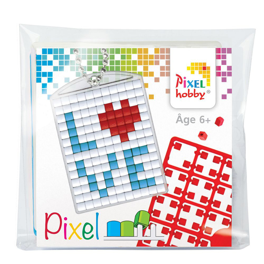 Kit pixel cadeau panda - Kit Cadeau Pixelhobby 1 plaque