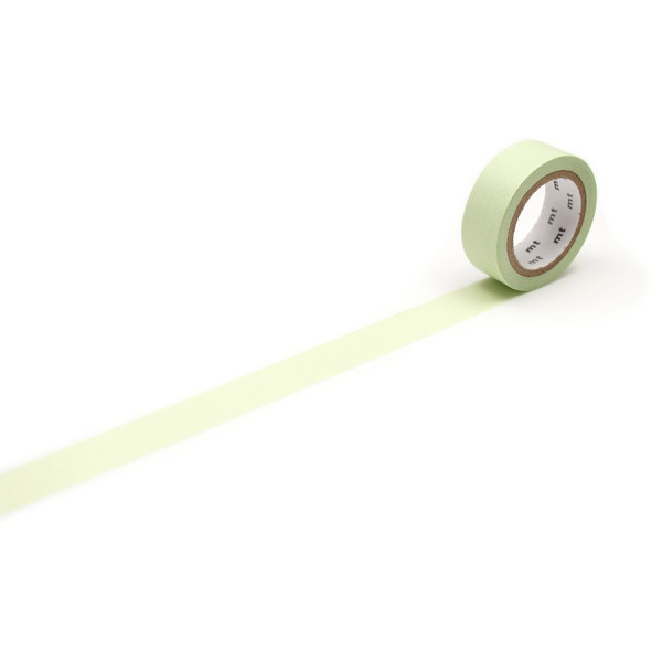 Masking Tape 7 m x 15 mm Uni Pastel Vert clair