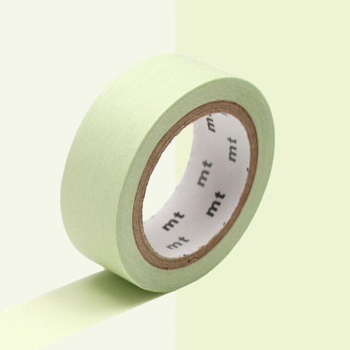 Masking Tape 7 m x 15 mm Uni Pastel Vert clair