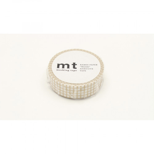 Masking Tape 7 m x 15 mm Quadrillé Or