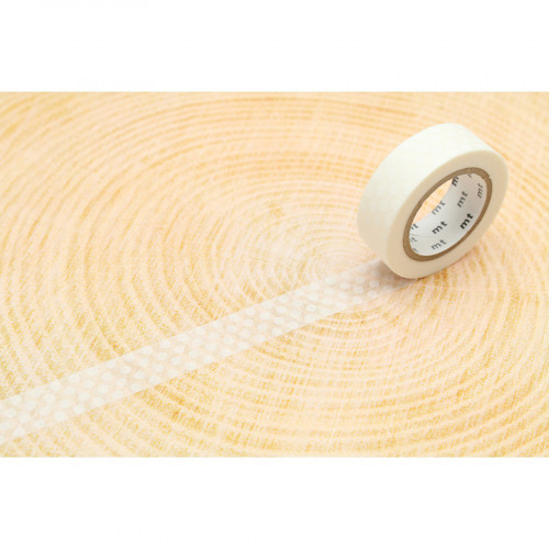 Masking Tape 7 m x 15 mm Pois Blanc