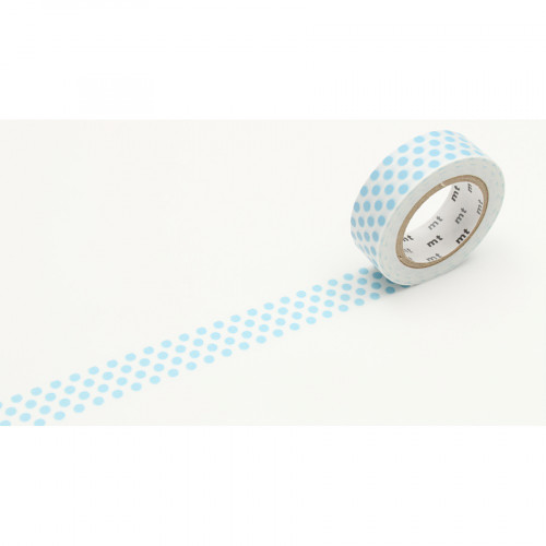 Masking Tape 7 m x 15 mm Pois Bleu Glacier