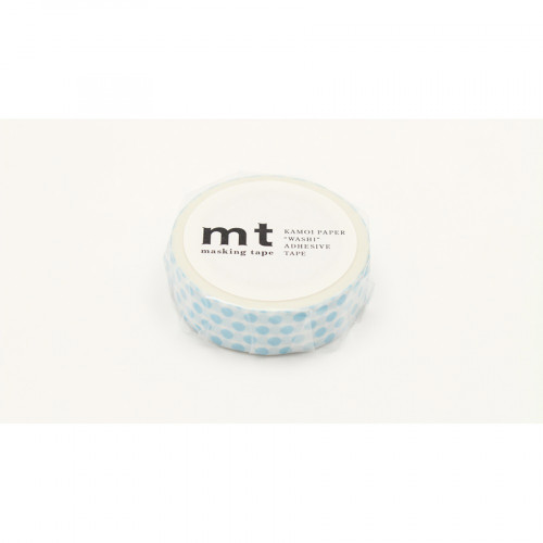 Masking Tape 7 m x 15 mm Pois Bleu Glacier