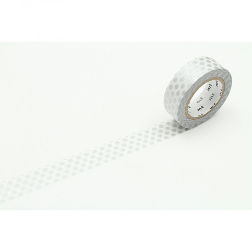 Masking Tape 7 m x 15 mm Pois Argent