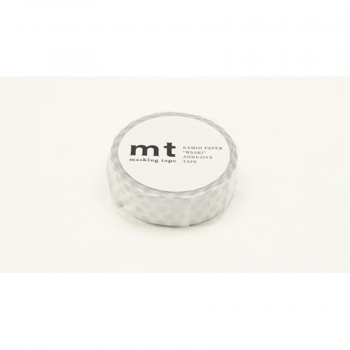 Masking Tape 7 m x 15 mm Pois Argent