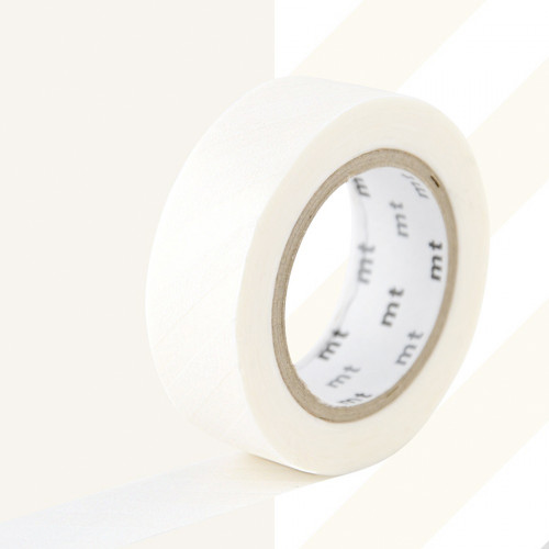 Masking Tape 7 m x 15 mm Rayures Blanc