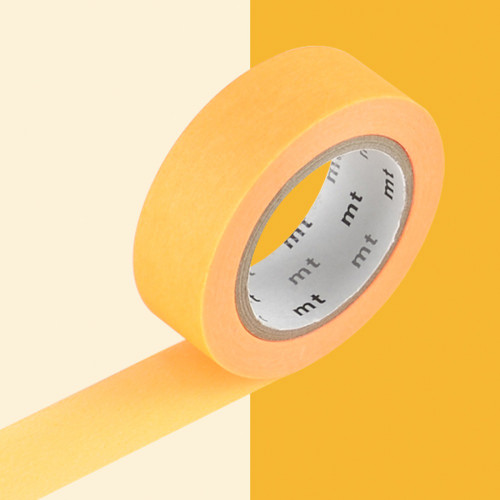 Masking Tape 7 m x 15 mm Uni Orange Fluo