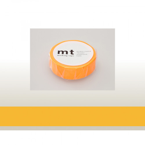 Masking Tape 7 m x 15 mm Uni Orange Fluo