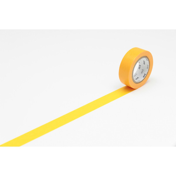 Masking Tape 7 m x 15 mm Uni Jaune Orangé Himawari