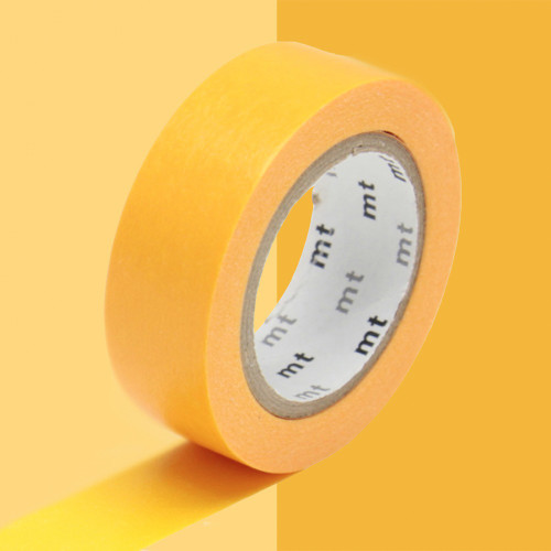 Masking Tape 7 m x 15 mm Uni Jaune Orangé Himawari