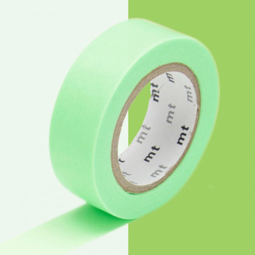 Masking Tape 7 m x 15 mm Uni Vert Fluo