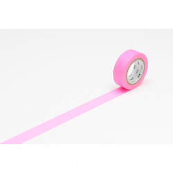 Masking Tape 7 m x 15 mm Uni Rose Fluo