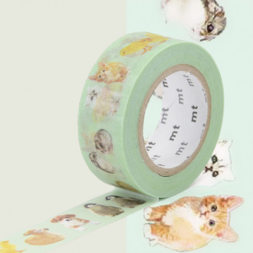 Masking Tape 7 m x 18 mm Baby Animals