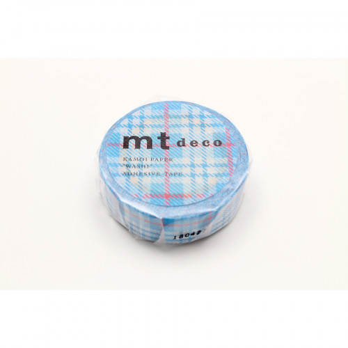 Masking Tape 7 m x 15 mm Tartan Bleu