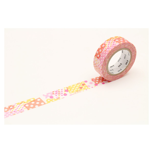 Masking Tape 7 m x 15 mm Collage Pois Rose