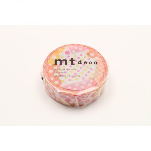 Masking Tape 7 m x 15 mm Collage Pois Rose