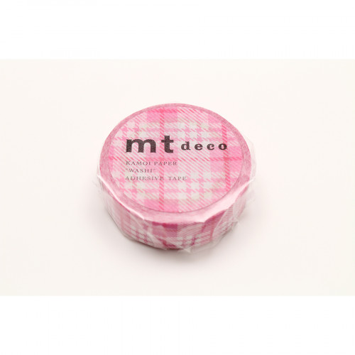 Masking Tape 7 m x 15 mm Tartan Rose