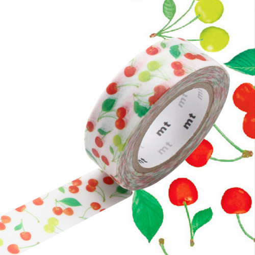 Masking Tape 7 m x 15 mm Cerises