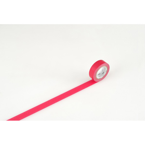 Masking Tape 7 m x 15 mm Uni Rouge