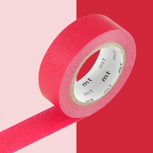 Masking Tape 7 m x 15 mm Uni Rouge