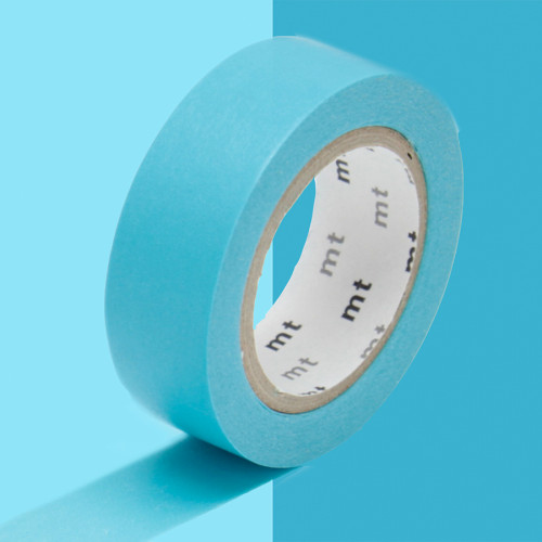 Masking Tape 7 m x 15 mm Uni Bleu Mizu