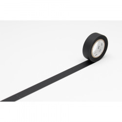 Masking Tape 7 m x 15 mm Uni Noir Mat