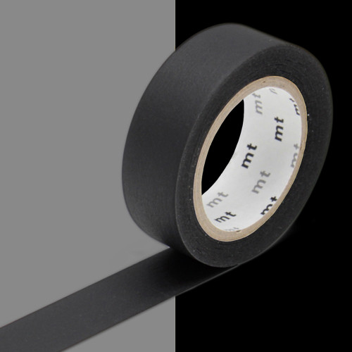 Masking Tape 7 m x 15 mm Uni Noir Mat