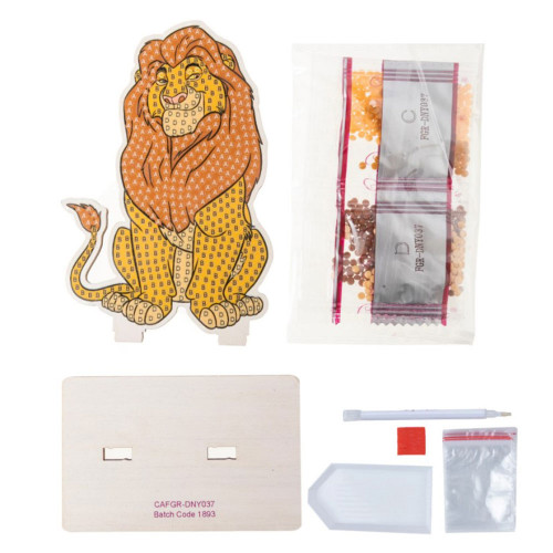 Broderie Diamant Figurine Mufasa