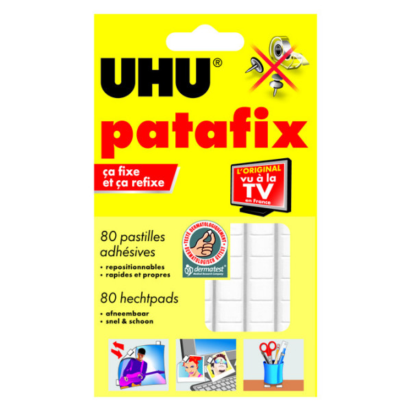 Patafix UHU blanche 80 pastilles
