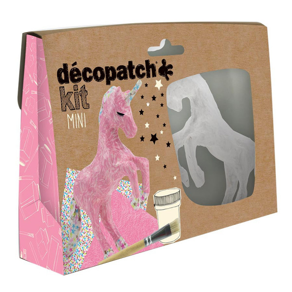 Licorne en papier mâché - Mini kit