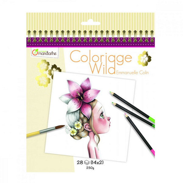 Carnet de coloriage Collector par Emmanuelle Colin