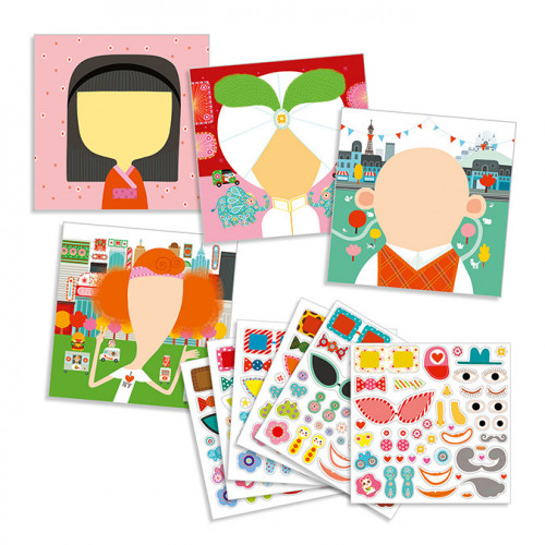 Stickers des petits Tous différents