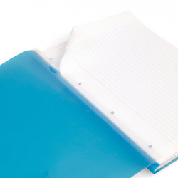 Bloc de cours 22,3 x 29,7 cm ligné 160p perforées Koverbook