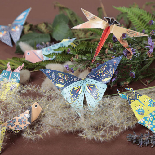 Kit origami Insectes 60 feuilles 3 formats
