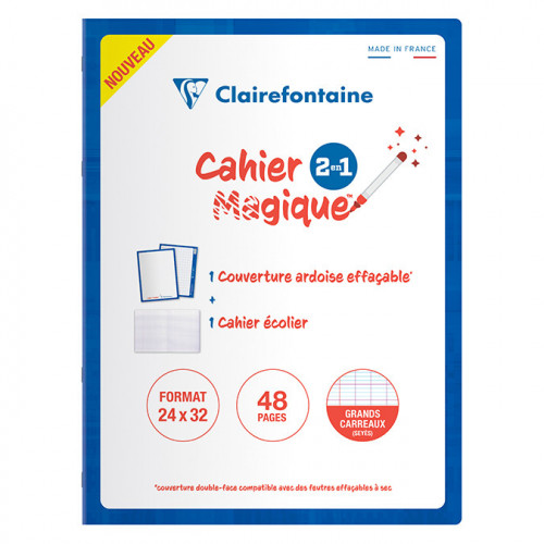 Cahier 96 pages Grands carreaux - Format A4 OXFORD 100105008