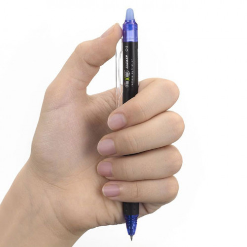 Stylo roller pilot frixion ball clicker encre gel pointe fine