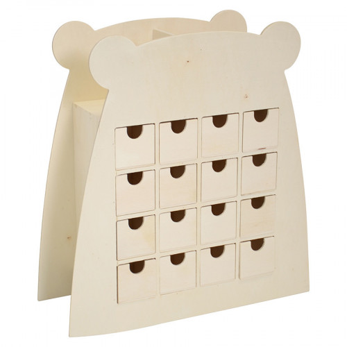 Meuble en bois Ours 35,5 x 33 x 13,5 cm