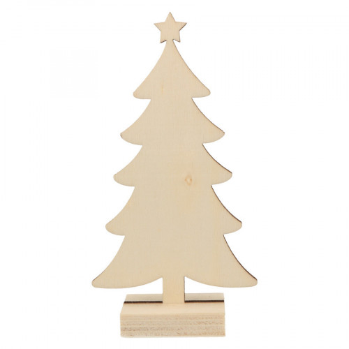 Sapin en bois à poser 3 pcs