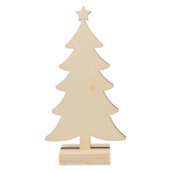 Sapin en bois à poser 3 pcs