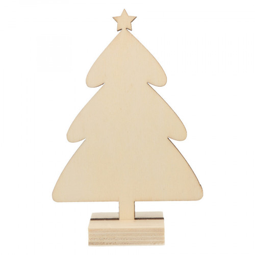 Sapin en bois à poser 3 pcs