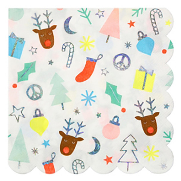 Serviette en papier Funky Noël 16 pcs