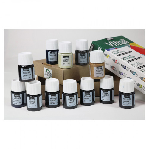 Peinture Vitrail set Exploration 12 x 20 ml