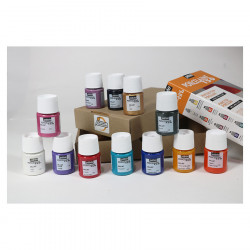 Peinture Porcelaine 150 set Exploration n°1 12 x 20 ml