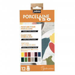 Peinture Porcelaine 150 set Exploration n°2 12 x 20 ml