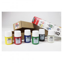Peinture Marbling set Initiation 6 x 20 ml