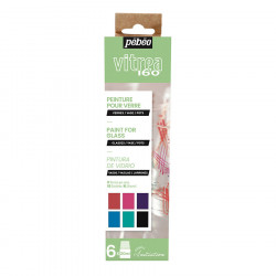 Peinture Vitrea 160 set Initiation n°2 6 x 20 ml