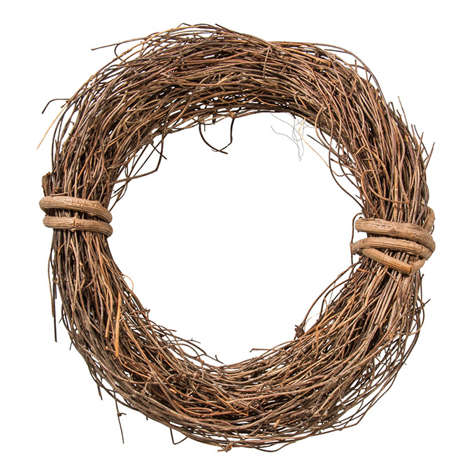 Couronne De Vigne Naturelle Ø30cm - Déco Porte Saisonnière DIY - Rayher