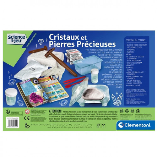 Coffret activité Cristaux et Pierres précieuses