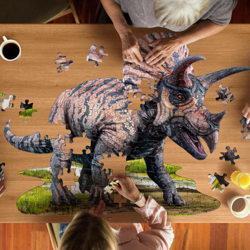 Puzzle Tricératops 100 pièces