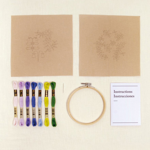 Kit broderie point de croix Senteurs printanières